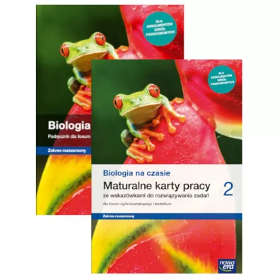 Pakiet Biologia na czasie 2. Podr�cznik i Maturalne karty pracy dla liceum og�lnokszta�c�cego i technikum. Zakres rozszerzony. Szko�y ponadpodstawowe