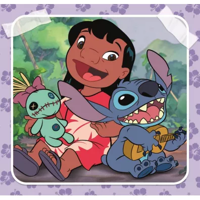Puzzle 3x48 el. SuperColor. Stitch Clementoni