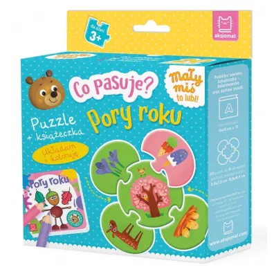 Co pasuje? Pory roku. Puzzle + ksi��eczka - Anna Podg�rska