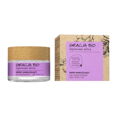 Gracja Bio krem nawil�aj�cy na dzie� i na noc Winogrono 50 ml