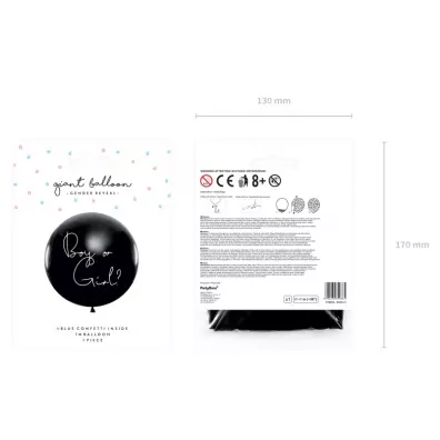 PartyDeco Balon Gender Reveal - Ch�opiec