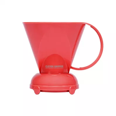 Clever Dripper Dripper Zaparzacz do kawy L koralowy + 100 filtrw 500 ml