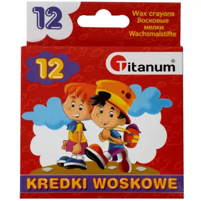 Titanum Kredki �wiecowe 12 szt.