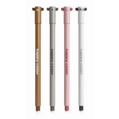 Happy Color D�ugopis wymazywalny USZAKI, niebieski, 0.5 mm niebieski