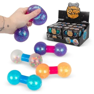 Gniotek hantel Squish & Swirl MIX One for Fun