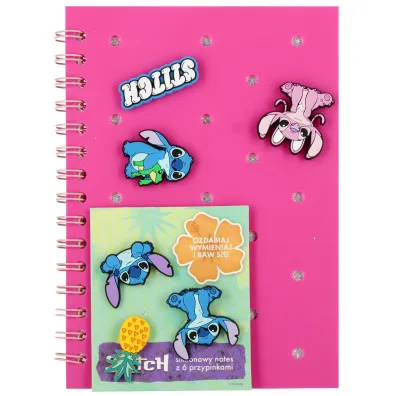 Notes na spirali A5 Stitch kratka 80 kartek