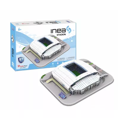 Puzzle 3D 97 el. Stadion INEA Pozna� Cubic Fun