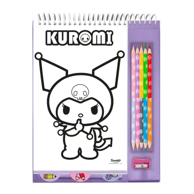 Notatnik z kredekami i temper�wk� Kuromi KU00014