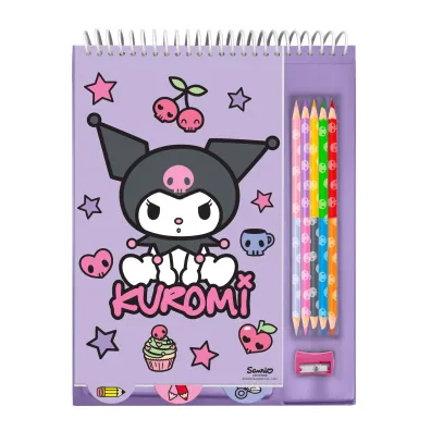Notatnik z kredekami i temper�wk� Kuromi KU00014