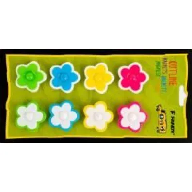 Fandy Magnesy Outline kwiaty 8 szt.