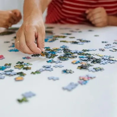 Puzzle 1000 el. Neon Color Line. Super koty Trefl