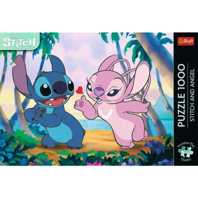Puzzle 1000 el. Stitch&Angel Trefl