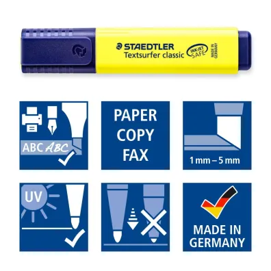 Staedtler Zakre�lacz Textsurfer classic w etui 4 szt.