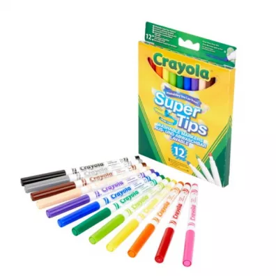 Crayola Flamastry Supertips Pastel 7509 12 szt.