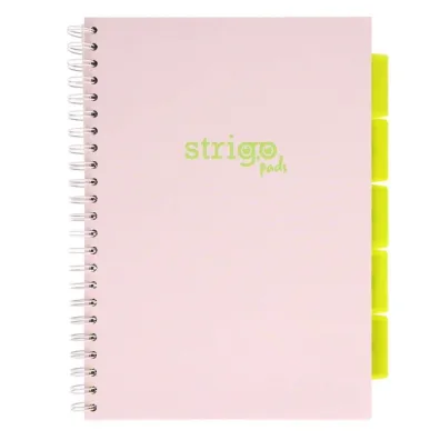Strigo Ko�ozeszyt Pads A4 Pastel be�owy kratka 100 kartek
