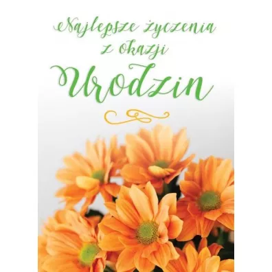 Karnet B6 Urodziny