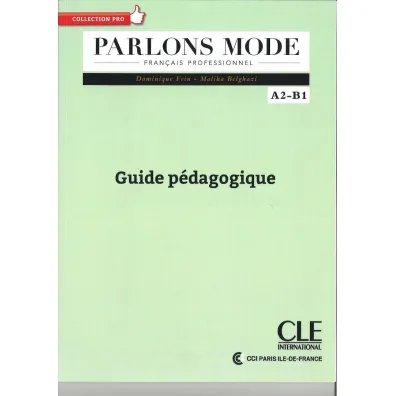 Parlons Mode przewodnik metodyczny - Belghazi Malika, Frin Dominique