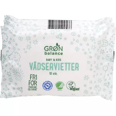 Gron Balance Chusteczki nawil�ane podr�ne 12 szt.