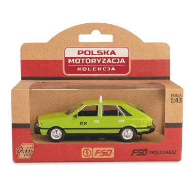 Auto osobowe metalowe 1 43 Polonez taxi be� WB DAFFI K-583 .