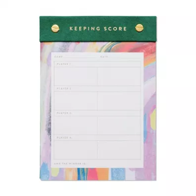 Designworks Ink Notatnik biurkowy Game Scorepad - Rainbow