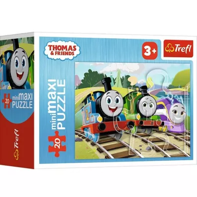 Puzzle 20 el. miniMAXI Z Tomkiem jest weso�o 4 Trefl