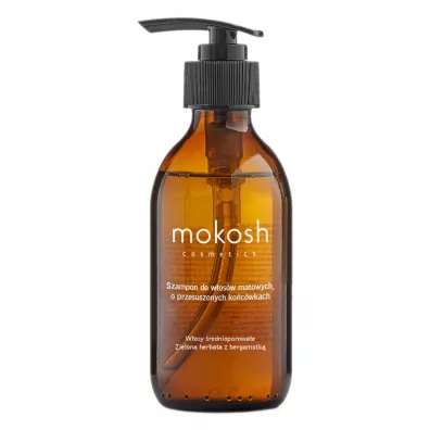 Mokosh Szampon do wosw rednioporowatych Zielona herbata z bergamotk 200 ml