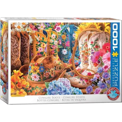 Puzzle 1000 Cowgirl Boots by Lars Stewart 6000-5948 Eurographics
