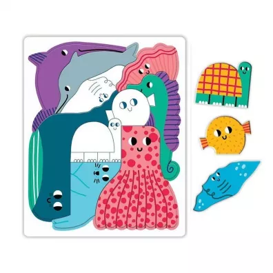 Puzzle ukadanka Wszyscy razem Ocean 3+ Mudpuppy