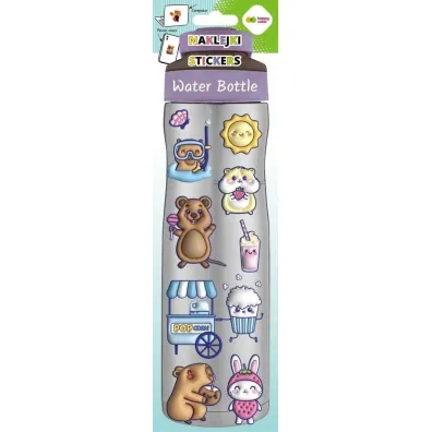 Happy Color Naklejki WATER BOTTLE - Yummy Yum, Kapibara, 83x286 mm