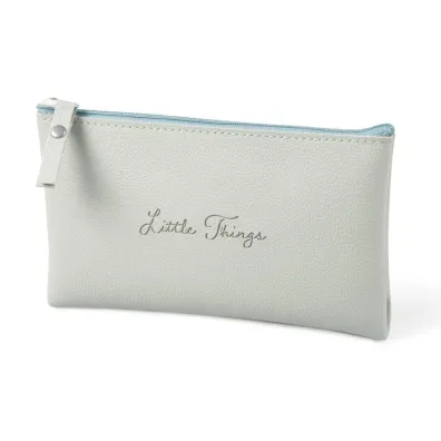 MFP Pi�rnik saszetka Little things szara ziele� 21x8cm