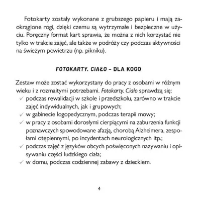 Fotokarty Cia�o Uniwersalna pomoc edukacyjna