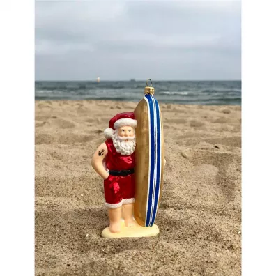 Maxglass Bombka choinkowa Mikoaj Surfer Szklana