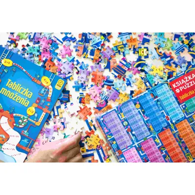 Ksi��ka i puzzle 300 el. Tabliczka mno�enia Wilga Play