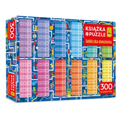 Ksi��ka i puzzle 300 el. Tabliczka mno�enia Wilga Play