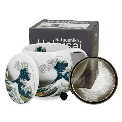 Duo Sp. z o.o. Kubek z zaparzaczem Hokusai The Great Wave 430 ml