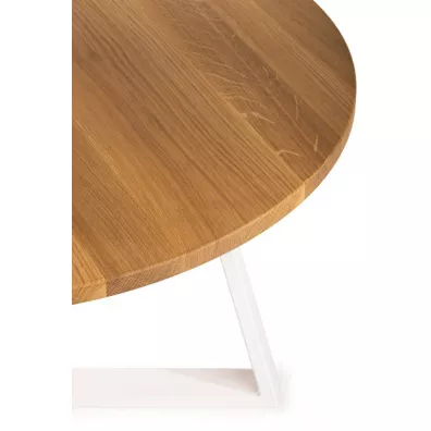 HowHomely Stolik kawowy TRILEG 90 cm jasny db