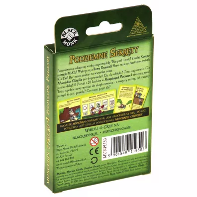 Munchkin Cthulhu 4. Pomylone Pieczary Black Monk
