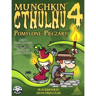 Munchkin Cthulhu 4. Pomylone Pieczary Black Monk