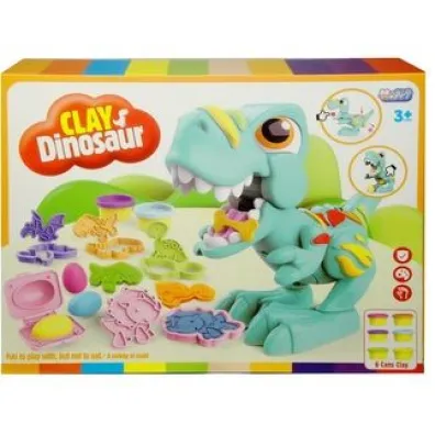 Masa plastyczna z figurk� dinozaura