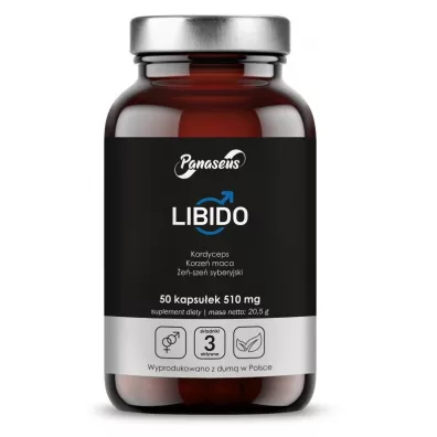 Panaseus Libido dla m�czyzn Suplement diety 50 kaps.