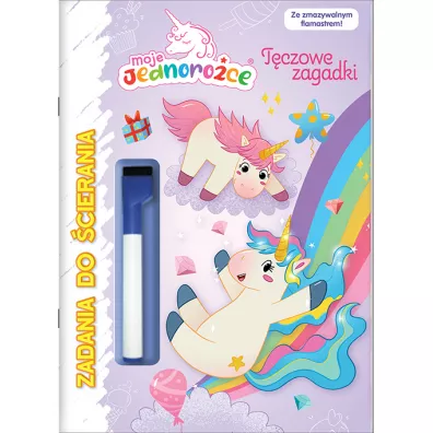 Moje Jednoro�ce Zadania do �cierania cz�� 3. T�czowe zagadki