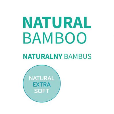 Babyono Myjka do kąpieli bambusowa dla dzieci i niemowląt Natural Bamboo