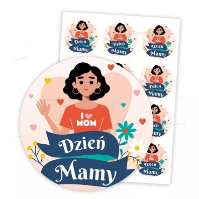 LearnHow Naklejki na dzie� mamy