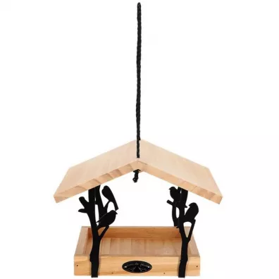 Esschert Design Karmnik dla ptakw ozdobny wiszcy 24,5x18,3 cm