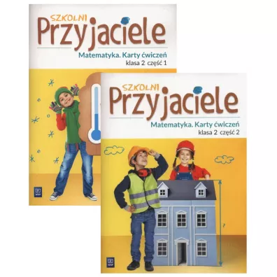 Szkolni przyjaciele. Edukacja wczesnoszkolna. Matematyka. Karty �wicze�. Cz�� 1-2. Klasa 2 - Kamila �yczek, Aniela Chankowska