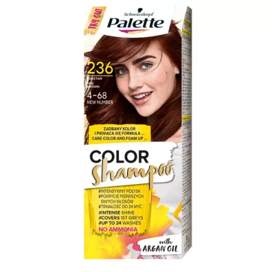 Palette Color Shampoo szampon koloryzuj�cy do w�os�w do 24 my� 236 (4-68) Kasztan
