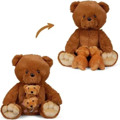 Mama mi� z 2 m�odymi misiami Mamanimals