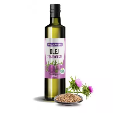 NaturaVena Olej z ostropestu plamistego t�oczony na zimno 250 ml