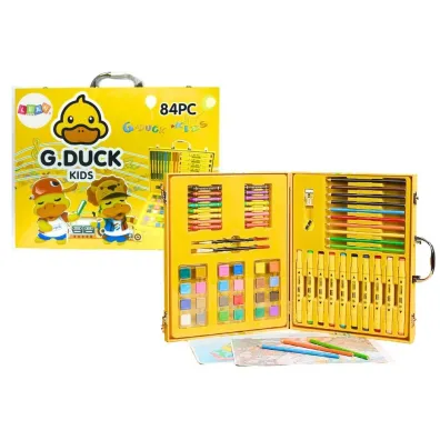 LeanToys Zestaw artystyczny w walizce Kaczka ��ta 84el