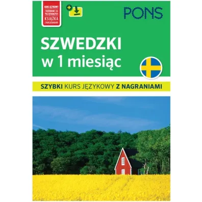 Szwedzki w 1 miesi�c szybki kurs j�zykowy C+MP3  PONS
